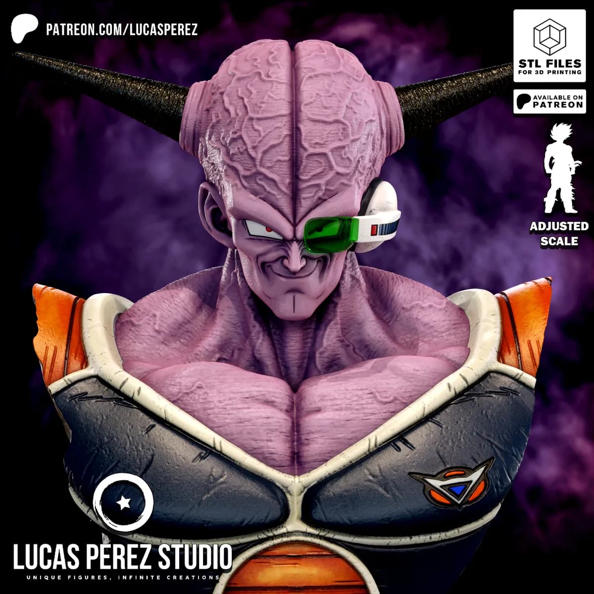 Busto de Capitán Ginyu - Dragon Ball - Imagen 8