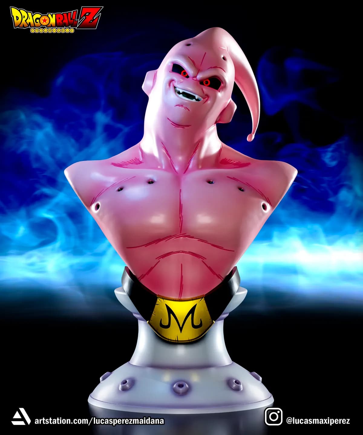 Busto de Majin Buu - Dragon Ball - Imagen 1