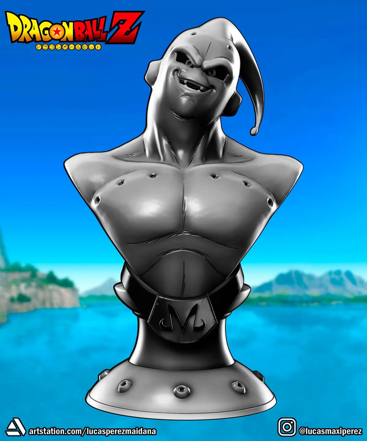 Busto de Majin Buu - Dragon Ball - Imagen 5