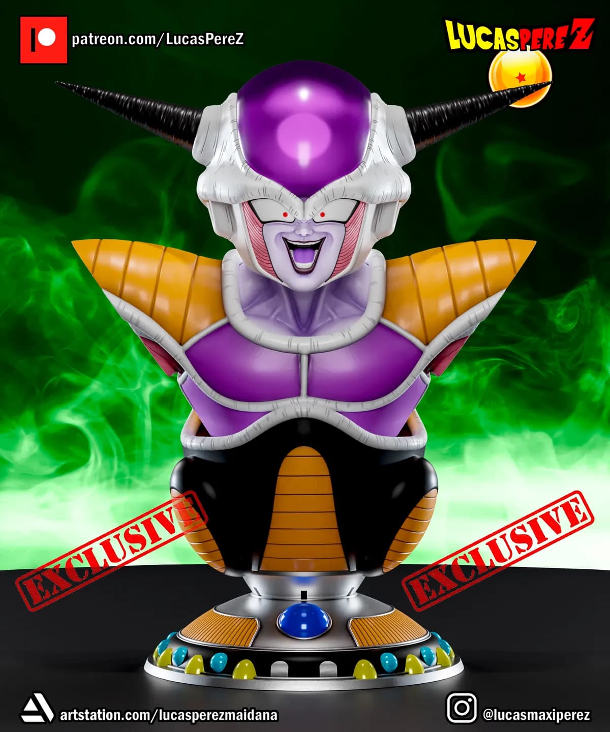 Busto de Freezer - Dragon Ball - Imagen 2