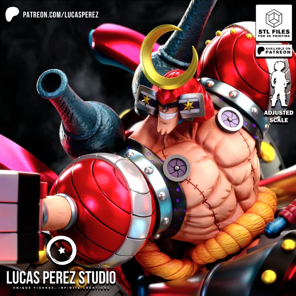 Franky Black Rhino - One Piece - Imagen 3