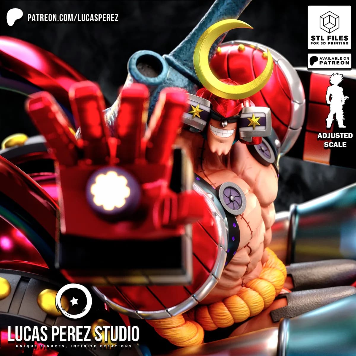 Franky Black Rhino - One Piece - Imagen 5