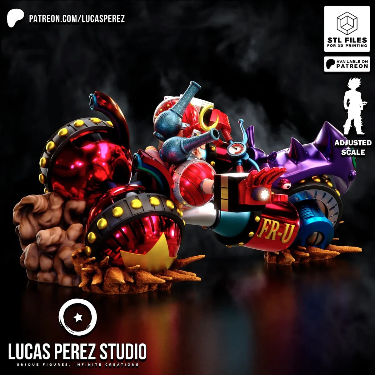 Franky Black Rhino - One Piece - Imagen 10