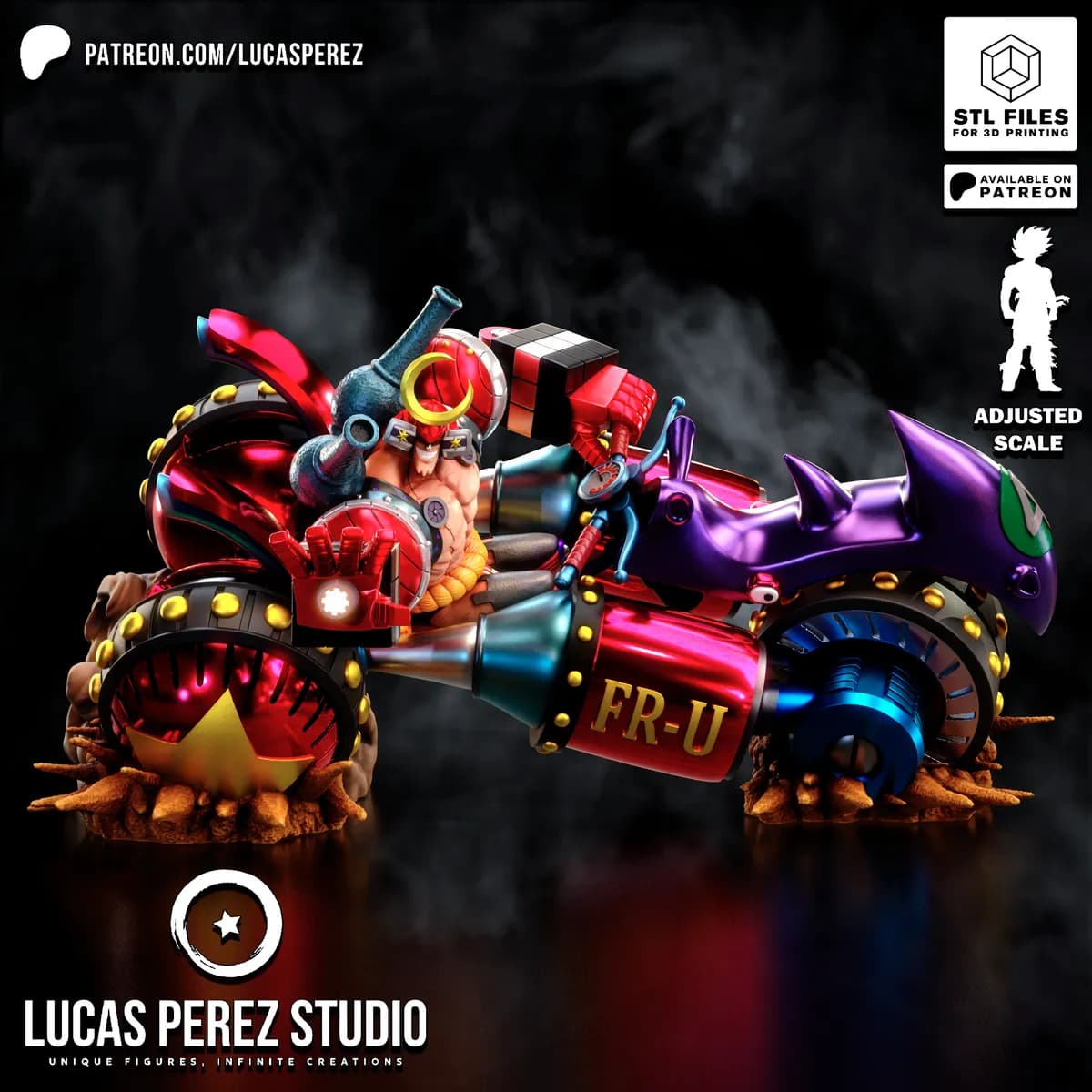 Franky Black Rhino - One Piece - Imagen 11