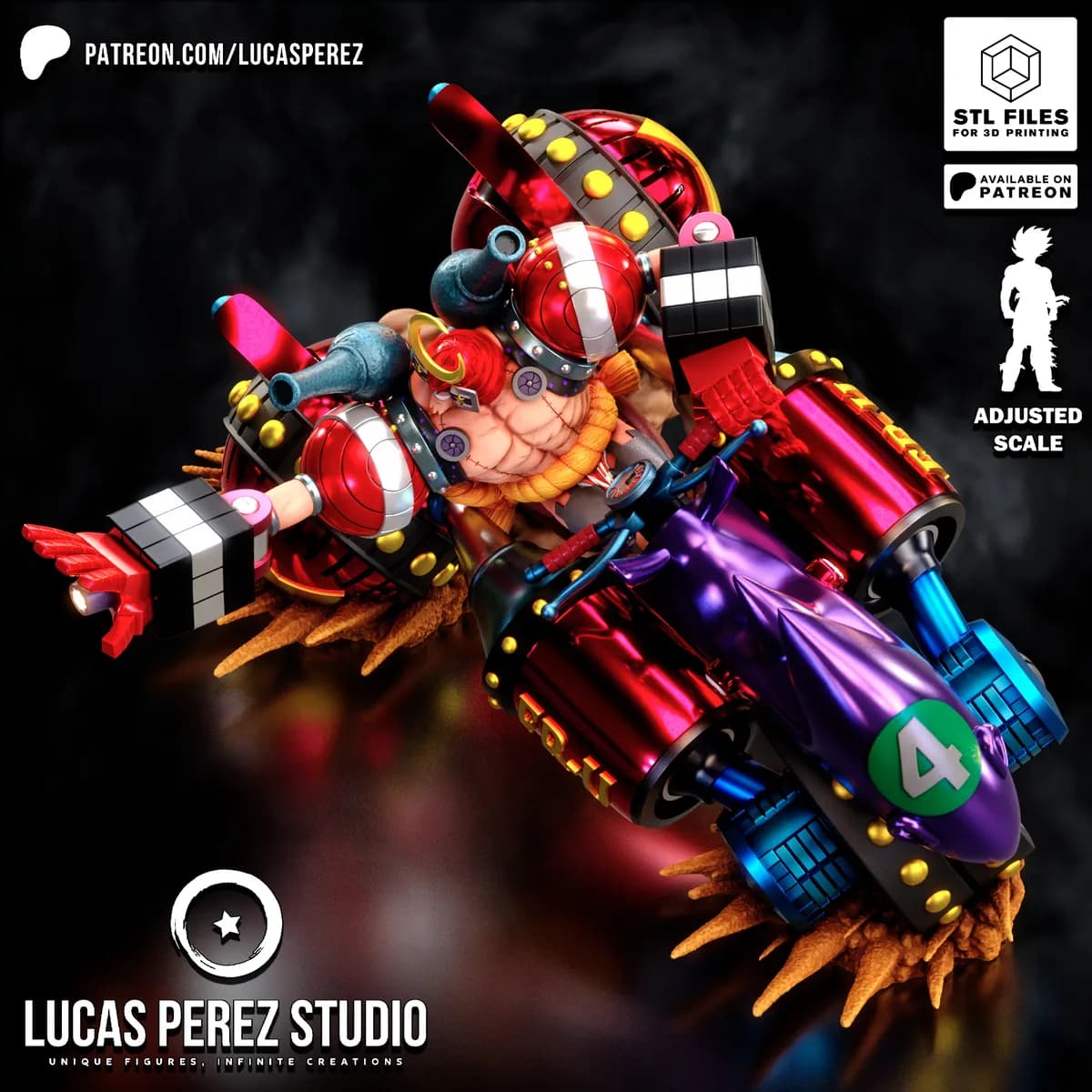 Franky Black Rhino - One Piece - Imagen 12