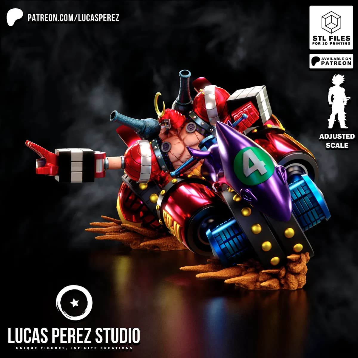 Franky Black Rhino - One Piece - Imagen 17