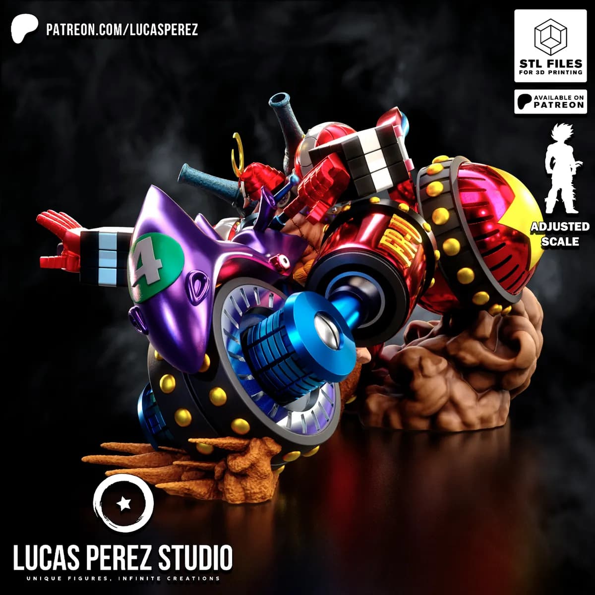 Franky Black Rhino - One Piece - Imagen 18