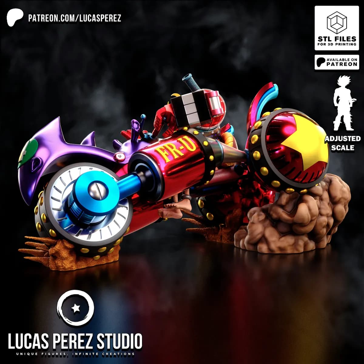 Franky Black Rhino - One Piece - Imagen 13