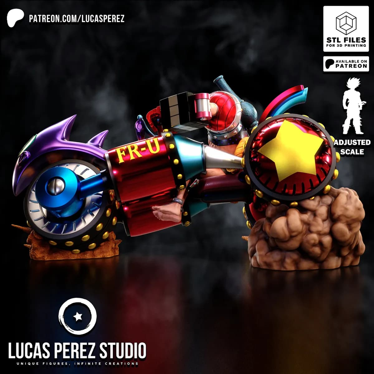 Franky Black Rhino - One Piece - Imagen 14