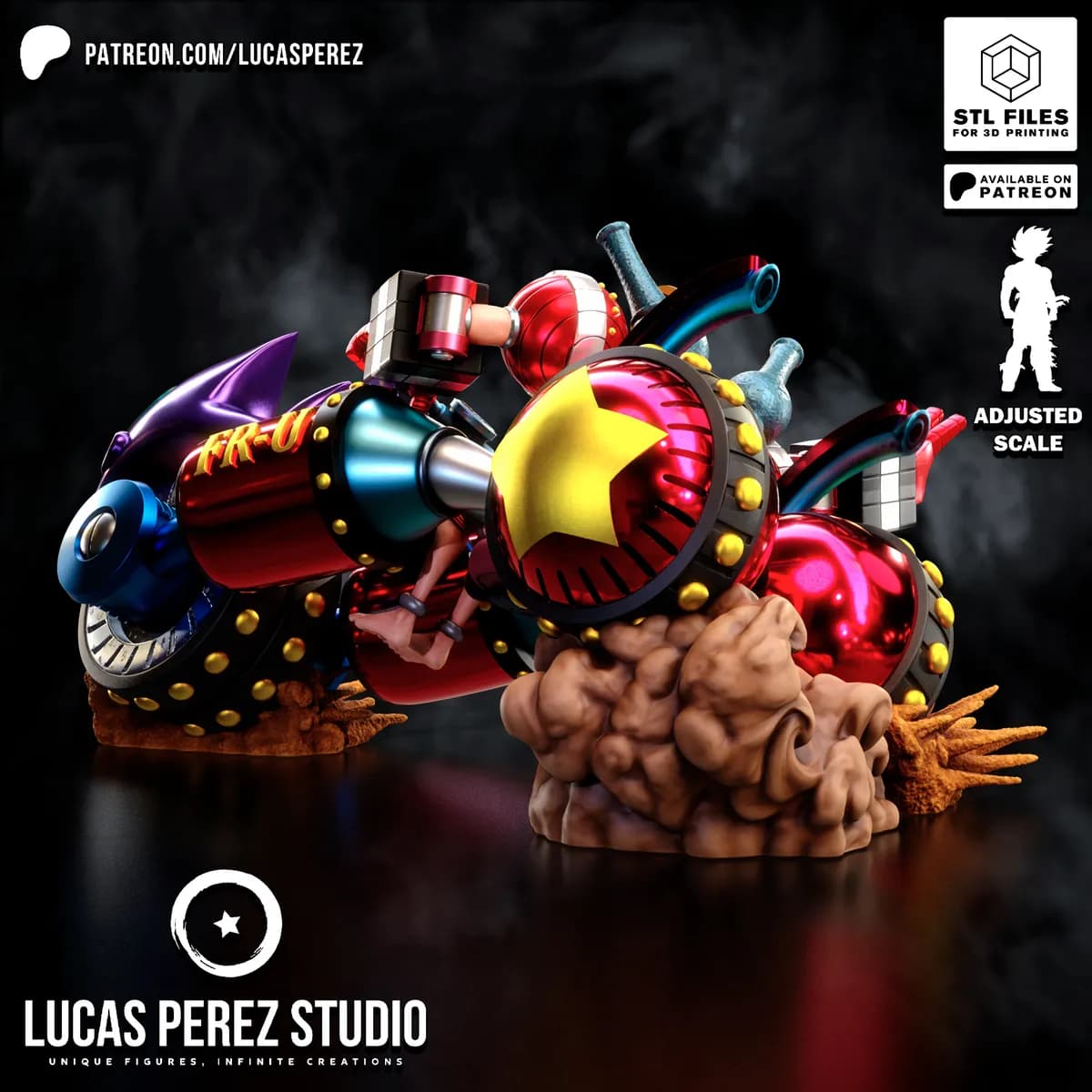 Franky Black Rhino - One Piece - Imagen 15