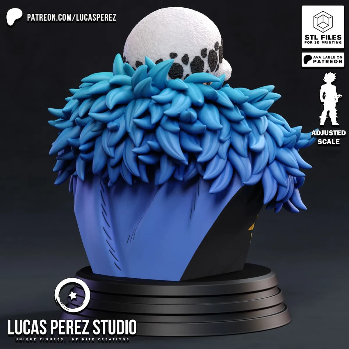 Busto de Trafalgar Law - One Piece - Imagen 5