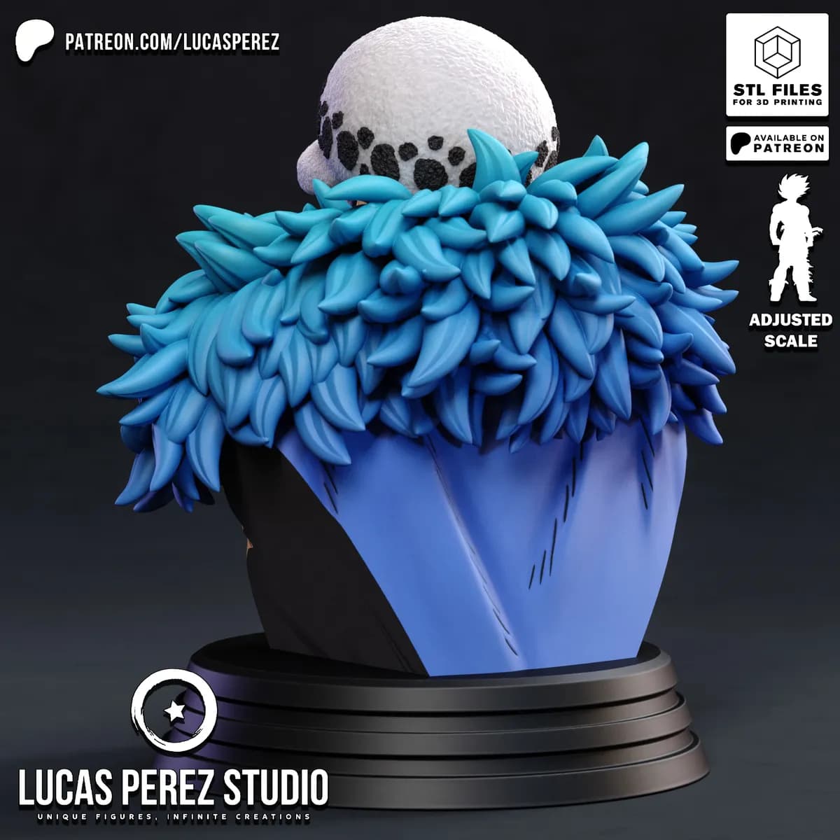 Busto de Trafalgar Law - One Piece - Imagen 7