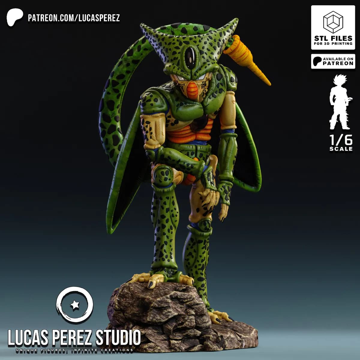 Cell Primera Forma - Dragon Ball - Imagen 2