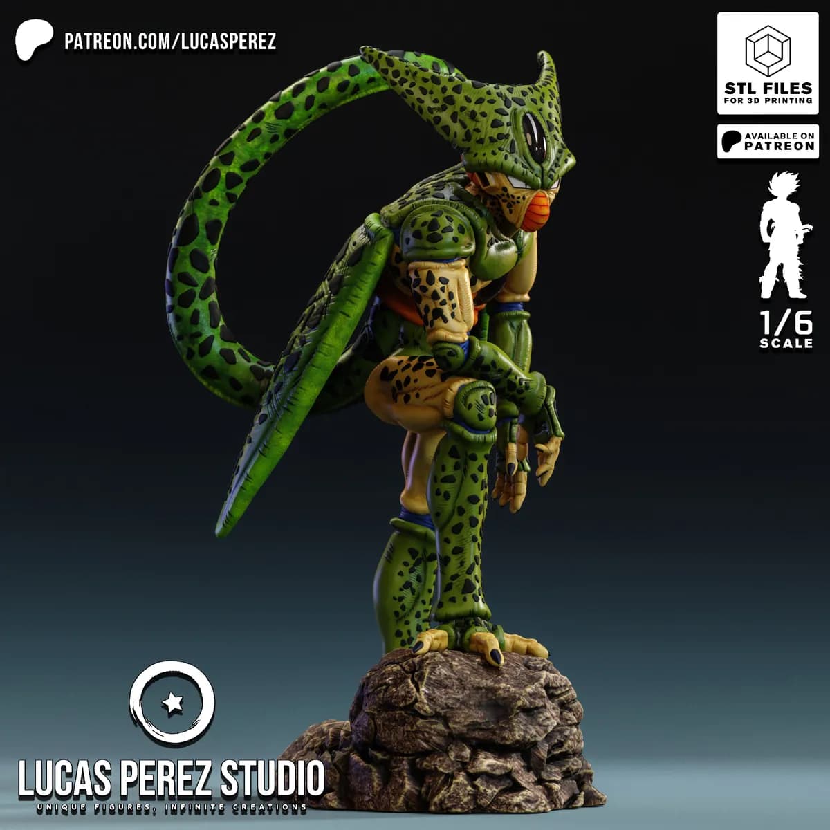 Cell Primera Forma - Dragon Ball - Imagen 3