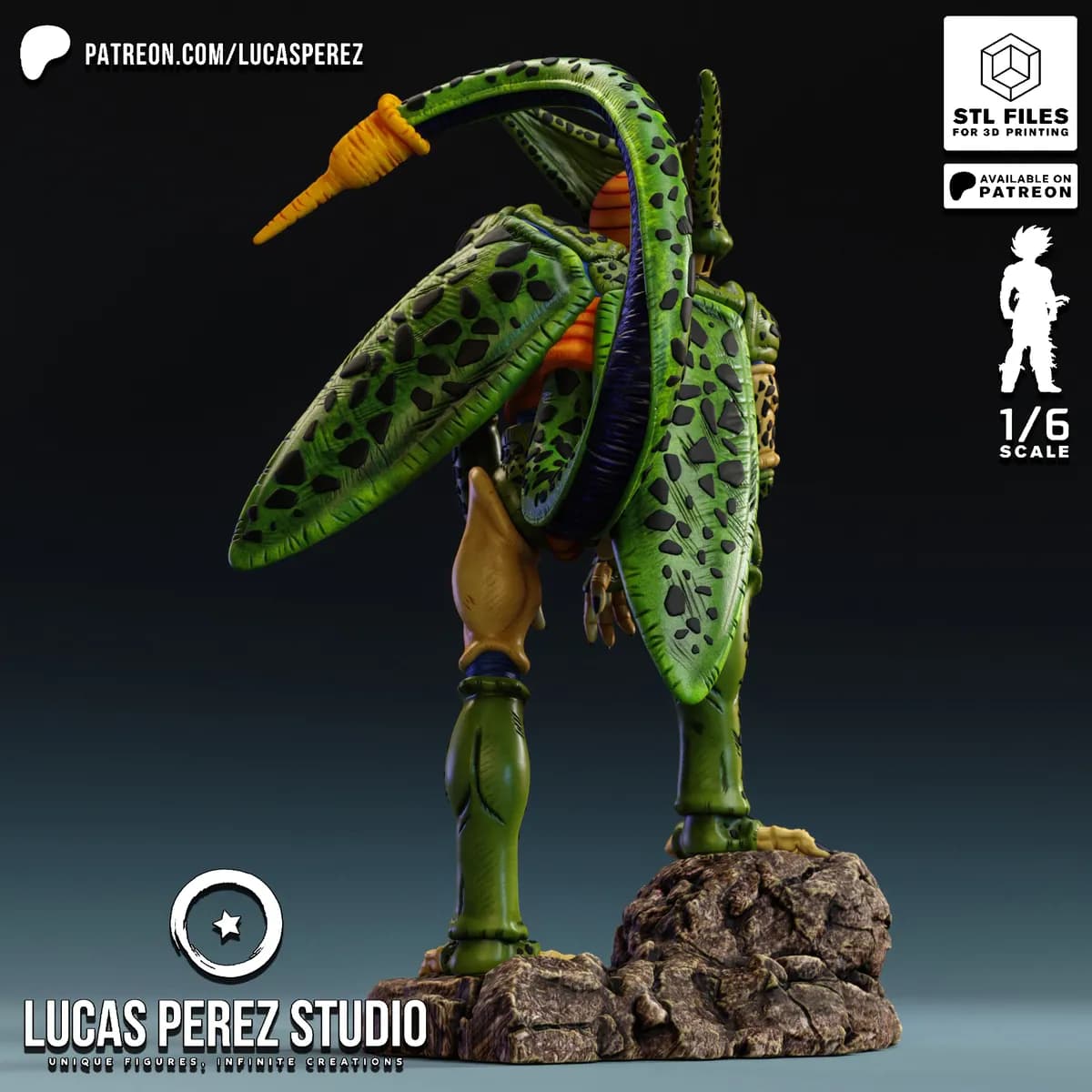 Cell Primera Forma - Dragon Ball - Imagen 6