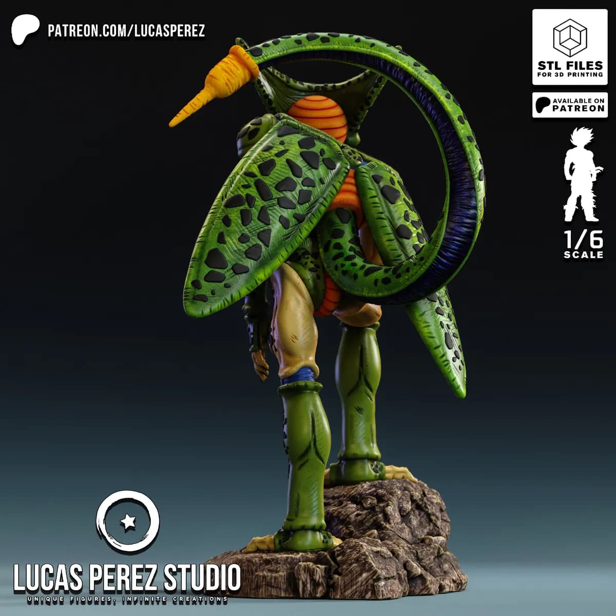 Cell Primera Forma - Dragon Ball - Imagen 7