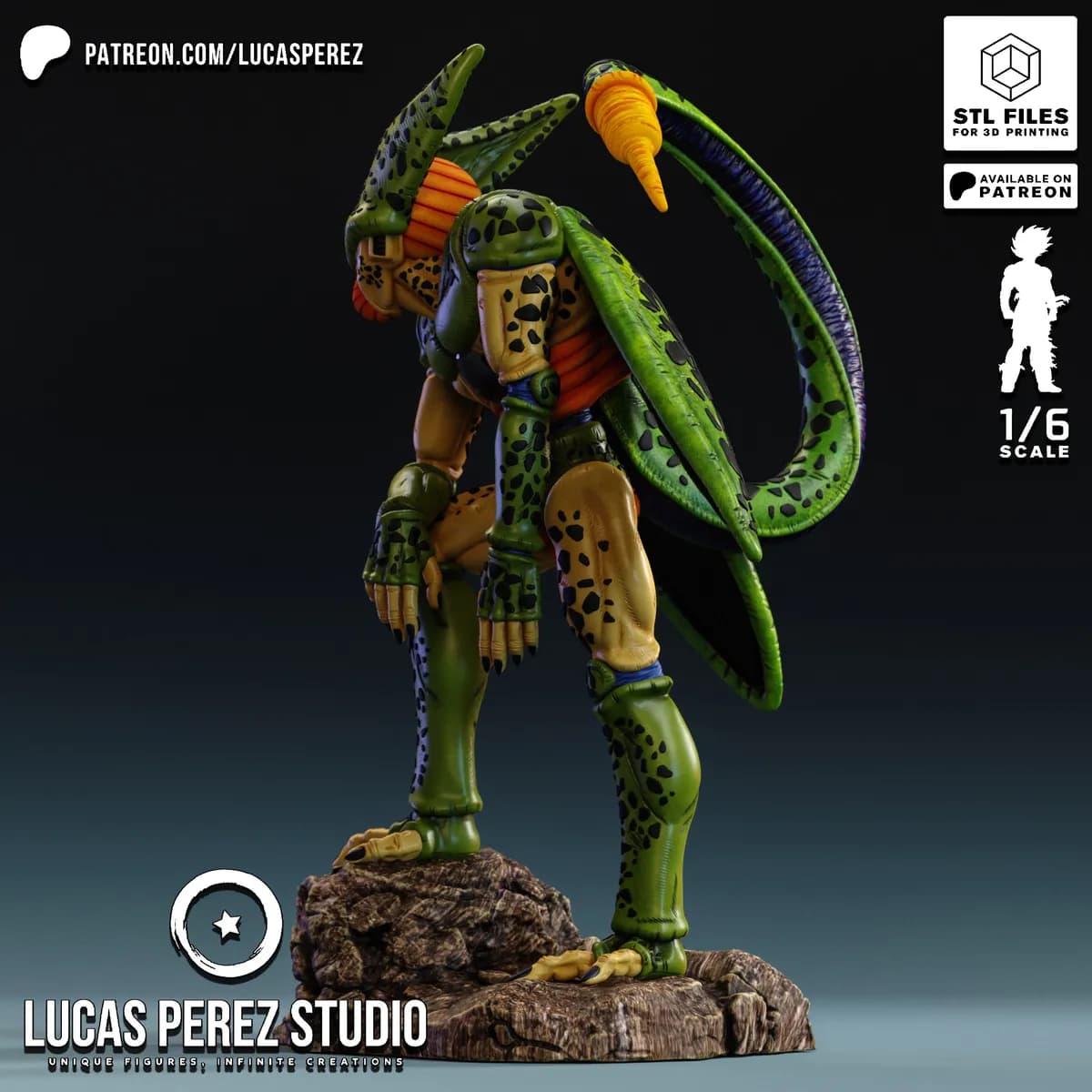 Cell Primera Forma - Dragon Ball - Imagen 9