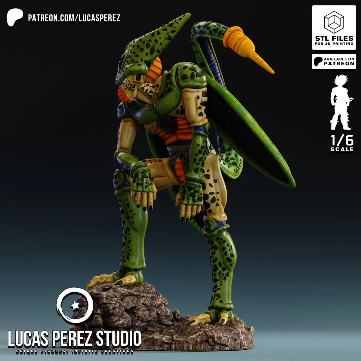 Cell Primera Forma - Dragon Ball - Imagen 10