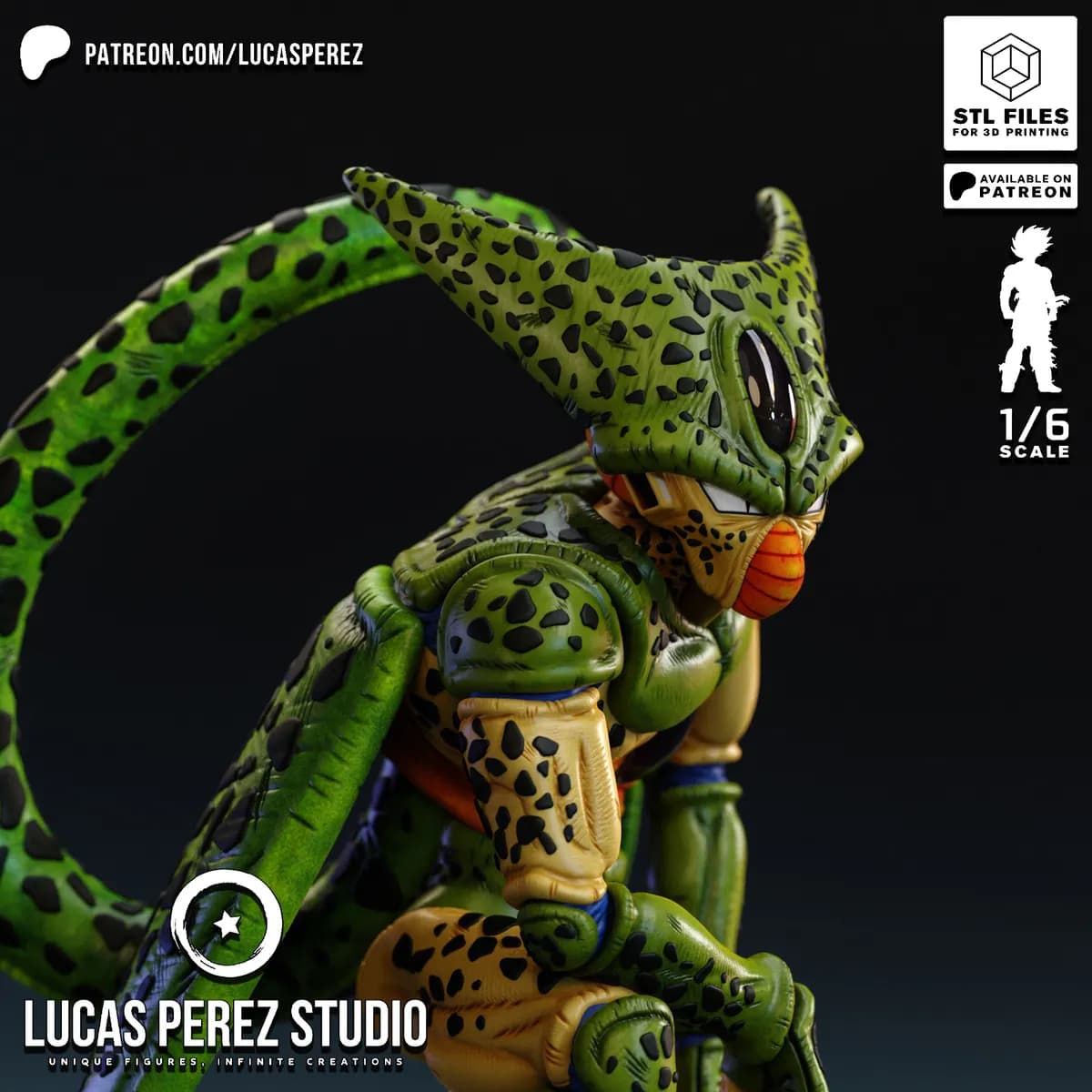 Cell Primera Forma - Dragon Ball - Imagen 13