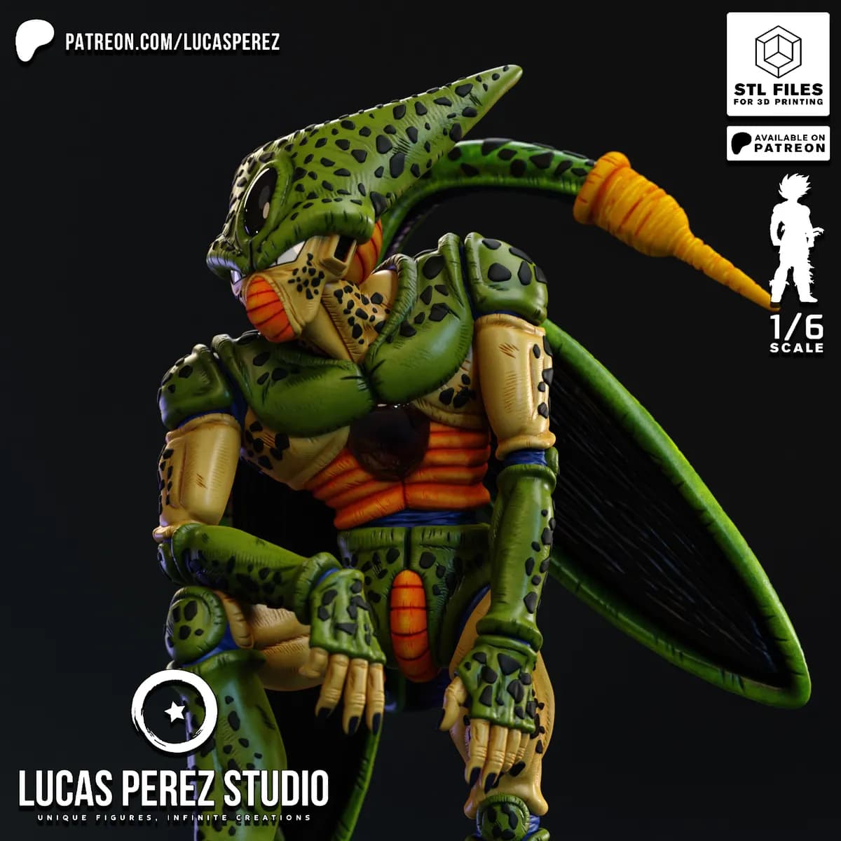 Cell Primera Forma - Dragon Ball - Imagen 16