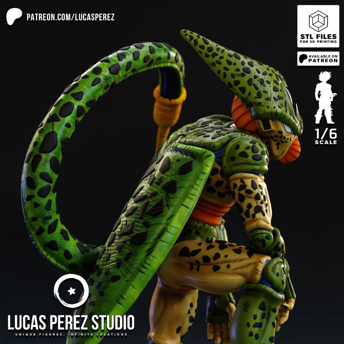 Cell Primera Forma - Dragon Ball - Imagen 18