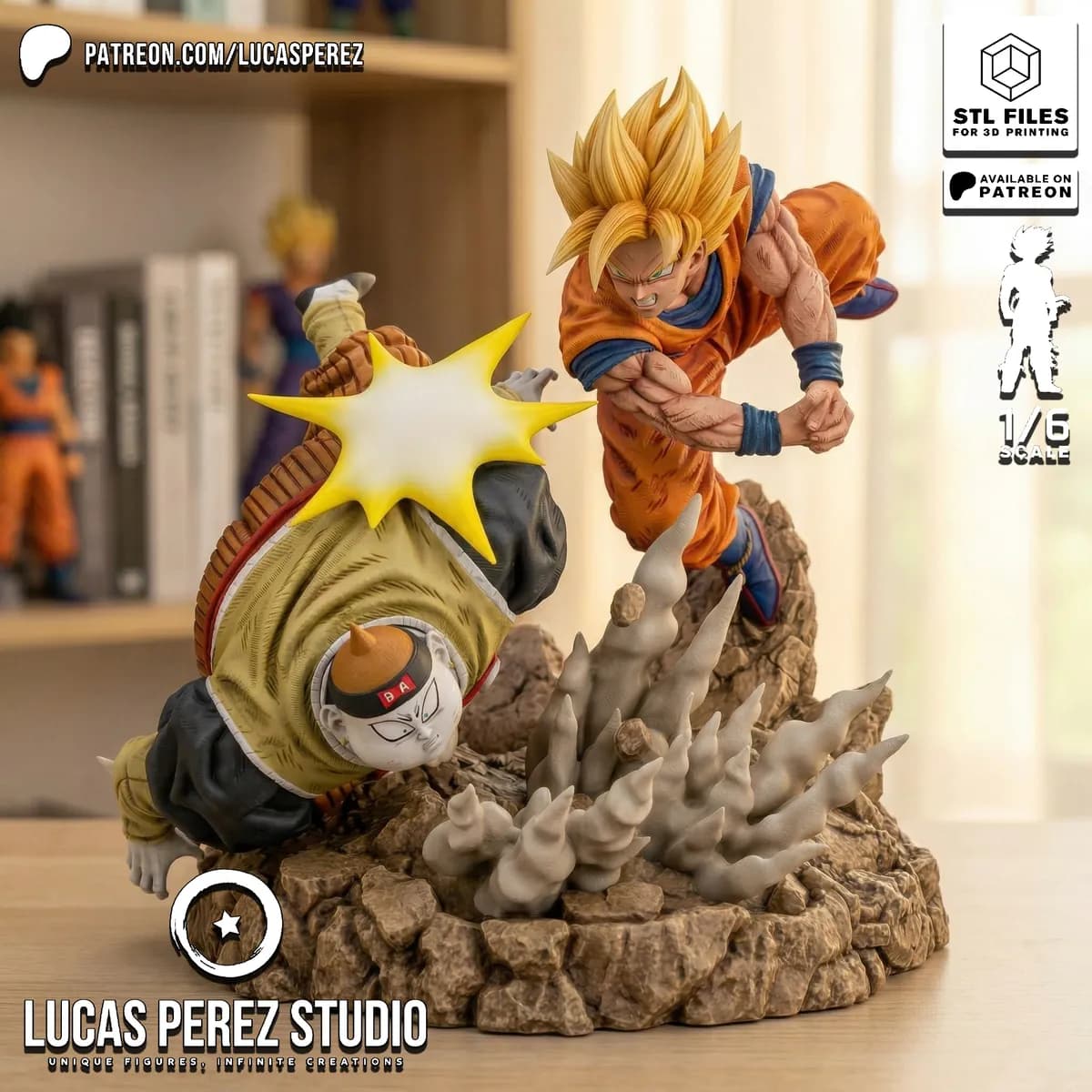 Goku vs Androide 19 - Dragon Ball - Imagen 3