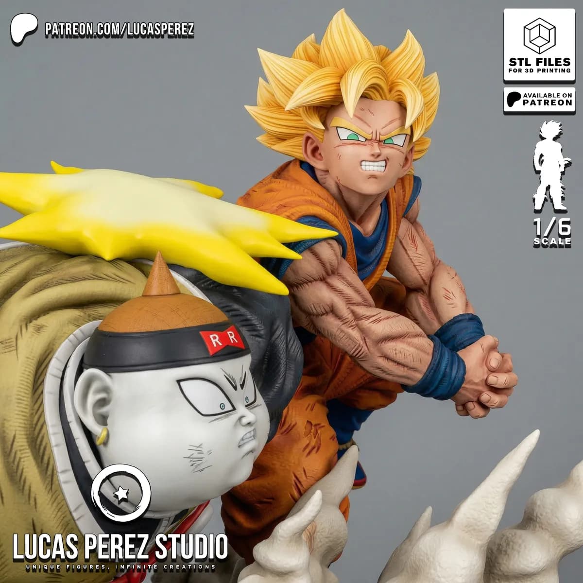 Goku vs Androide 19 - Dragon Ball - Imagen 4