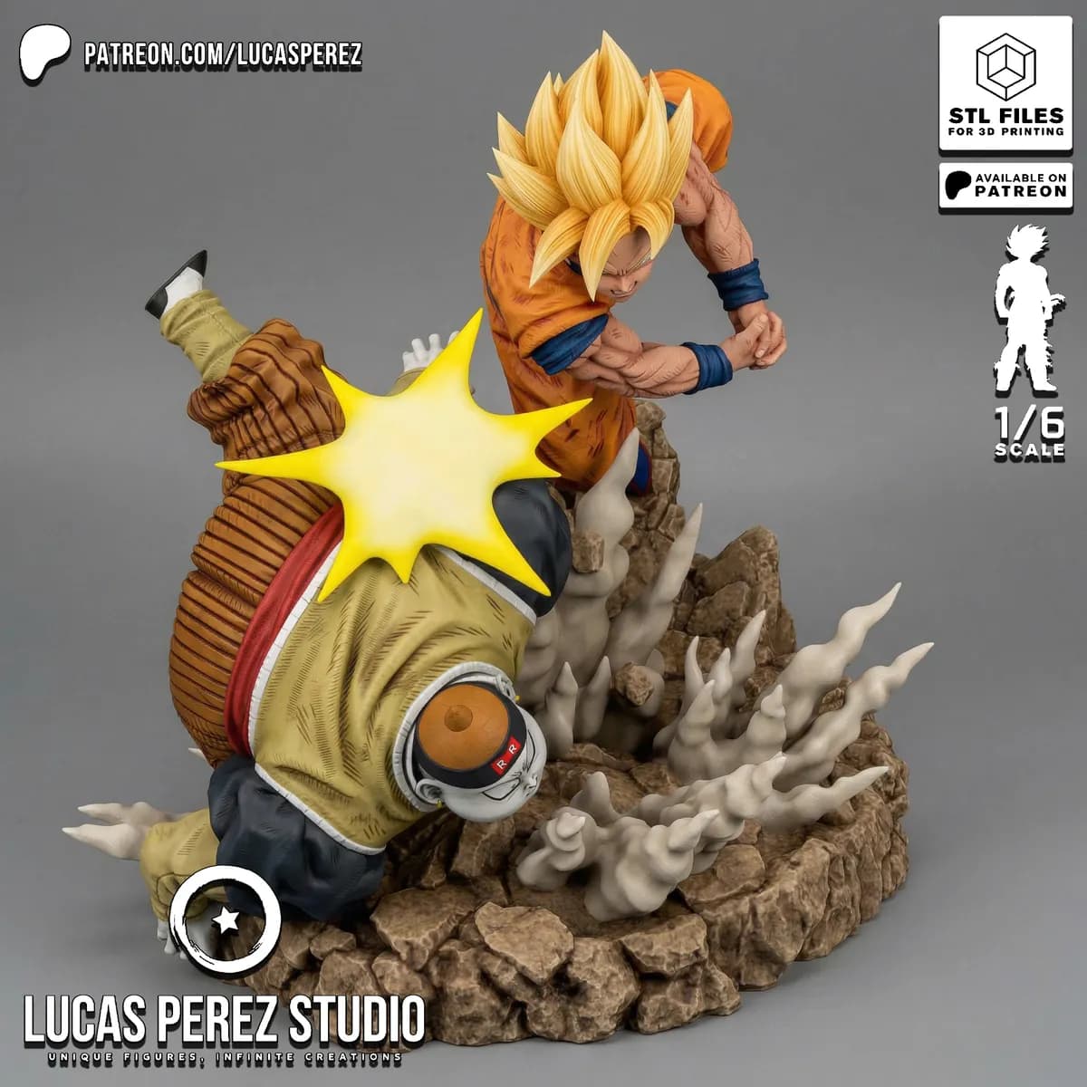 Goku vs Androide 19 - Dragon Ball - Imagen 6