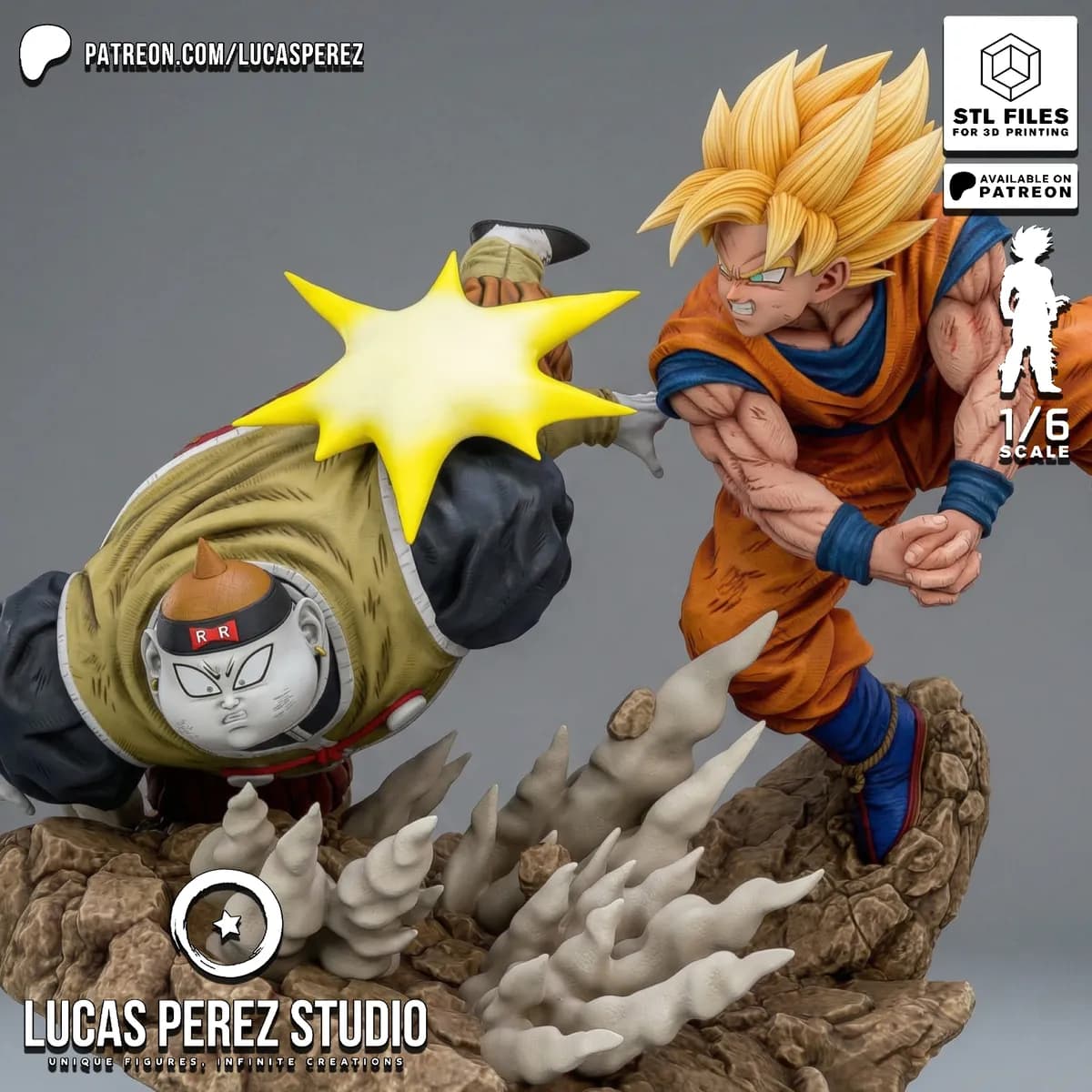 Goku vs Androide 19 - Dragon Ball - Imagen 9