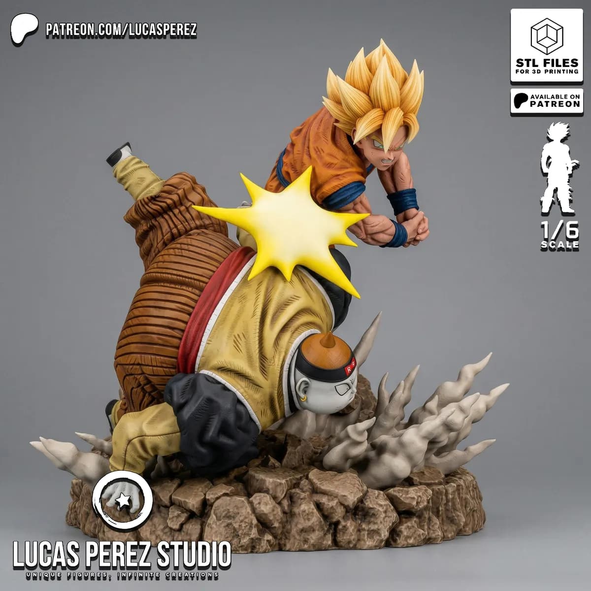 Goku vs Androide 19 - Dragon Ball - Imagen 12