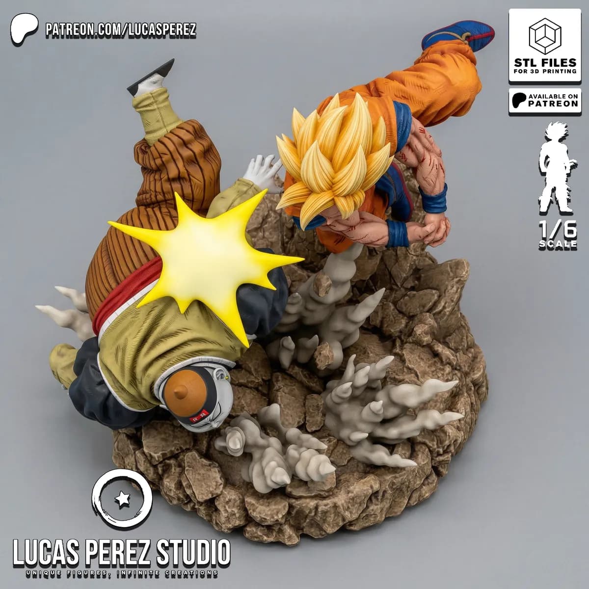 Goku vs Androide 19 - Dragon Ball - Imagen 13