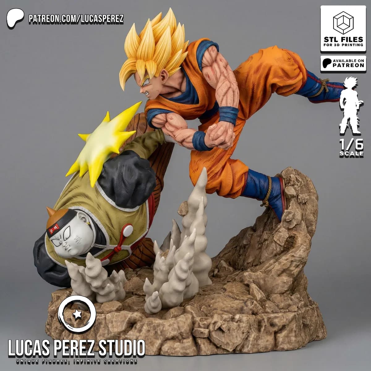 Goku vs Androide 19 - Dragon Ball - Imagen 14