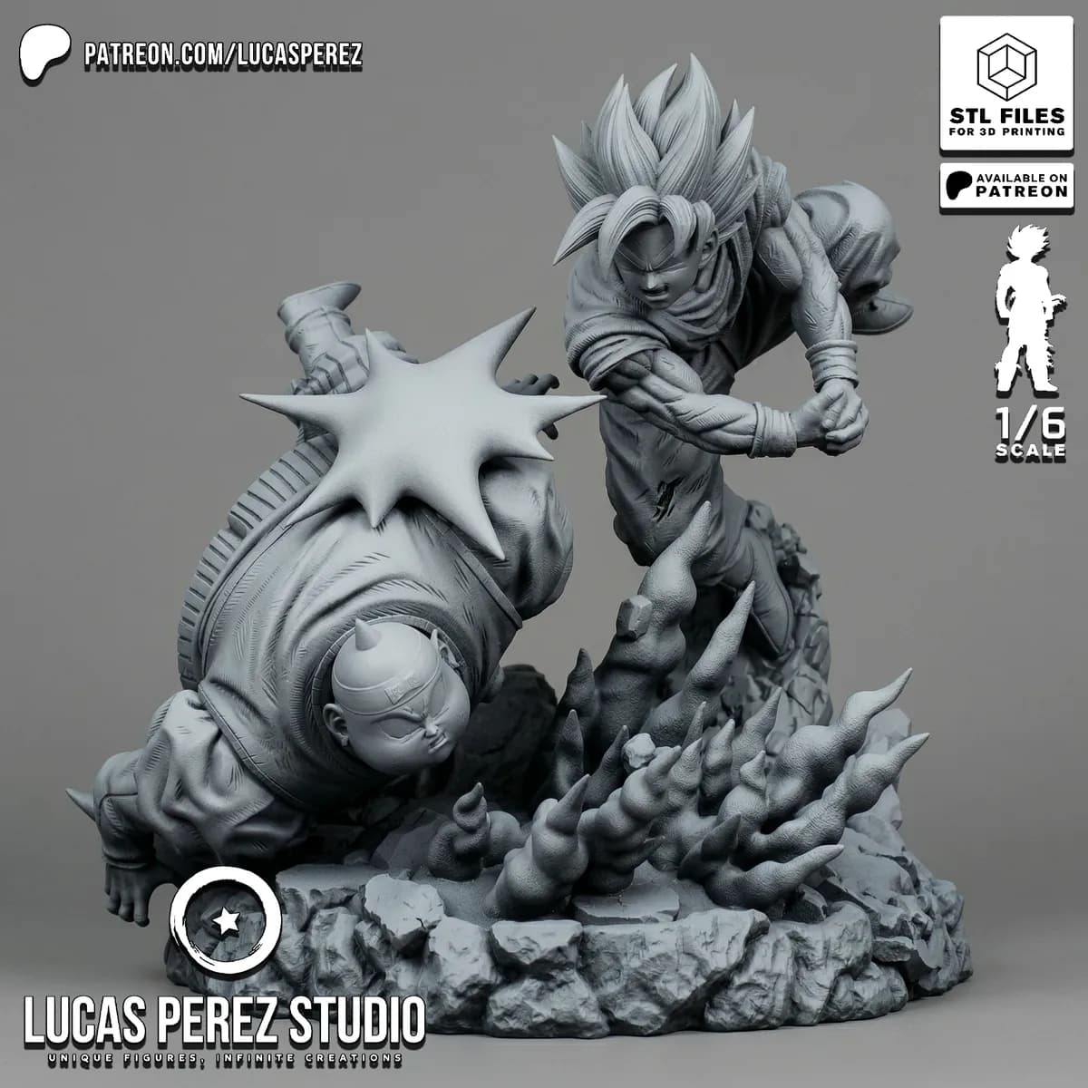 Goku vs Androide 19 - Dragon Ball - Imagen 2