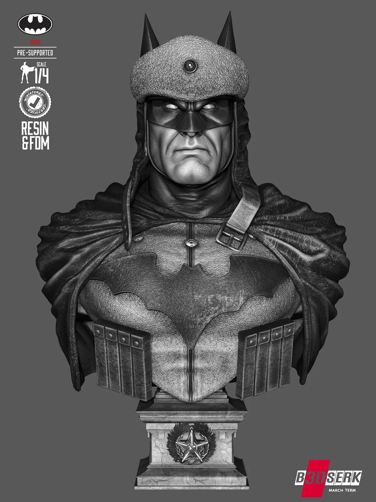 Busto de Batman Red Son - DC Comics - Imagen 7