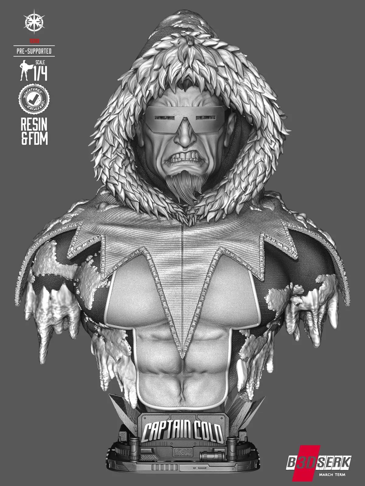 Busto de Captain Cold - DC Comics - Imagen 7