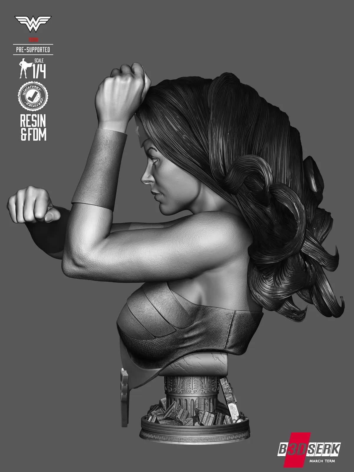 Busto de Wonder Woman Kingdom Come - DC Comics - Imagen 6