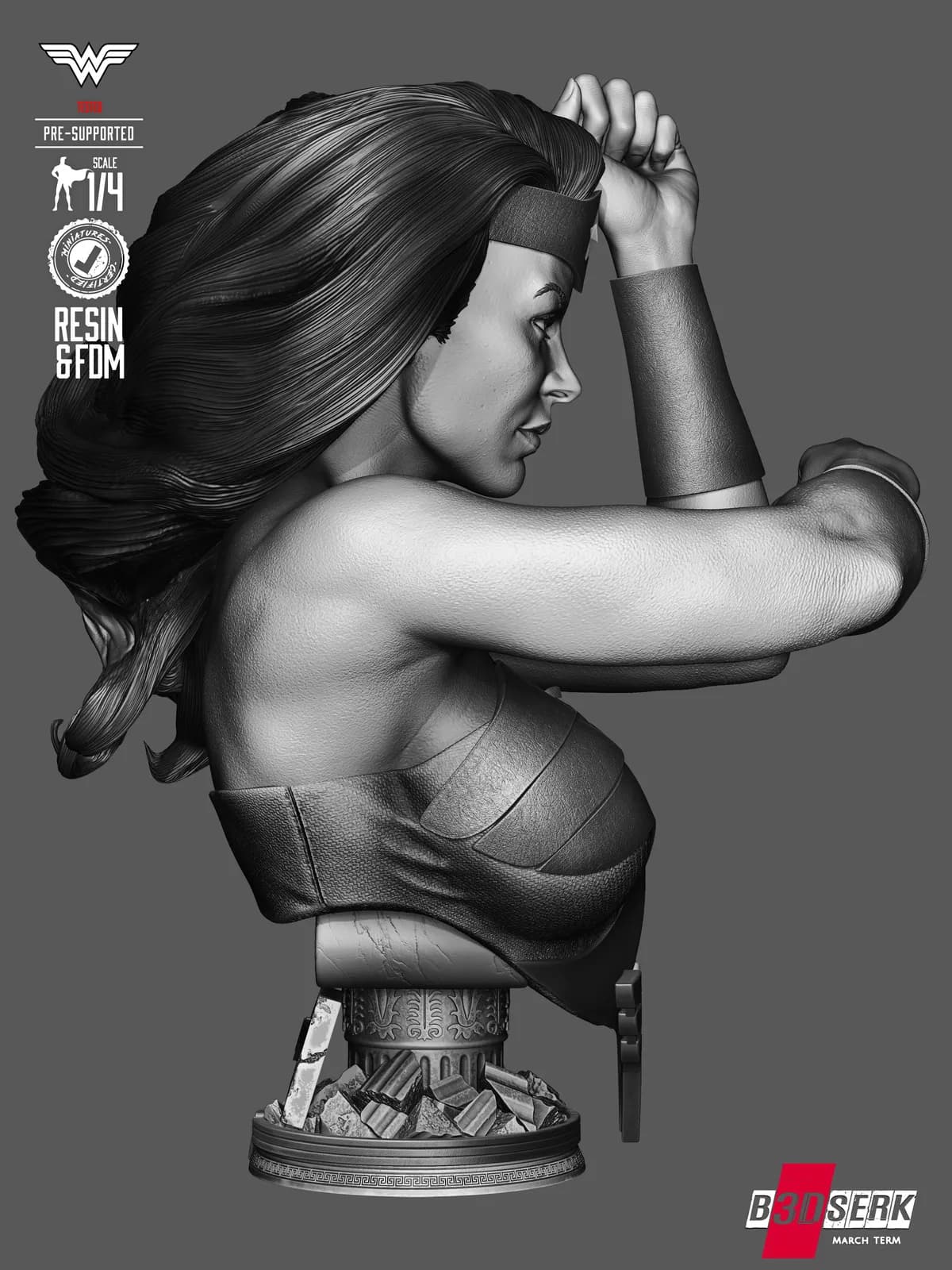 Busto de Wonder Woman Kingdom Come - DC Comics - Imagen 8