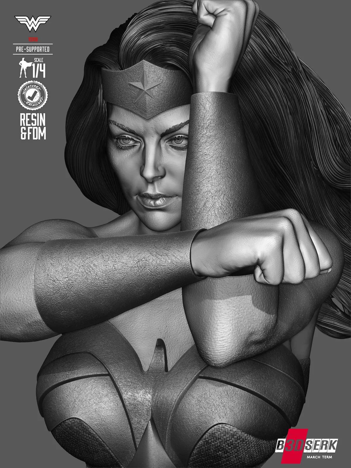 Busto de Wonder Woman Kingdom Come - DC Comics - Imagen 10