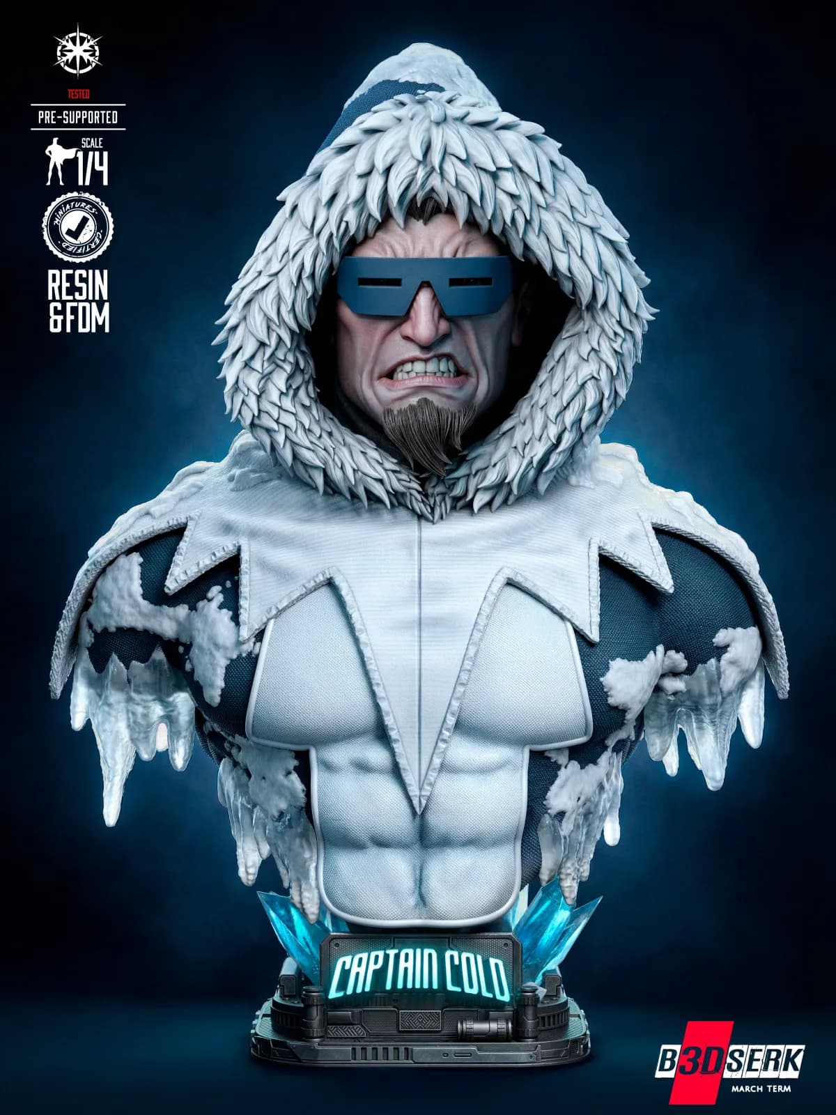 Busto de Captain Cold - DC Comics - Imagen 1