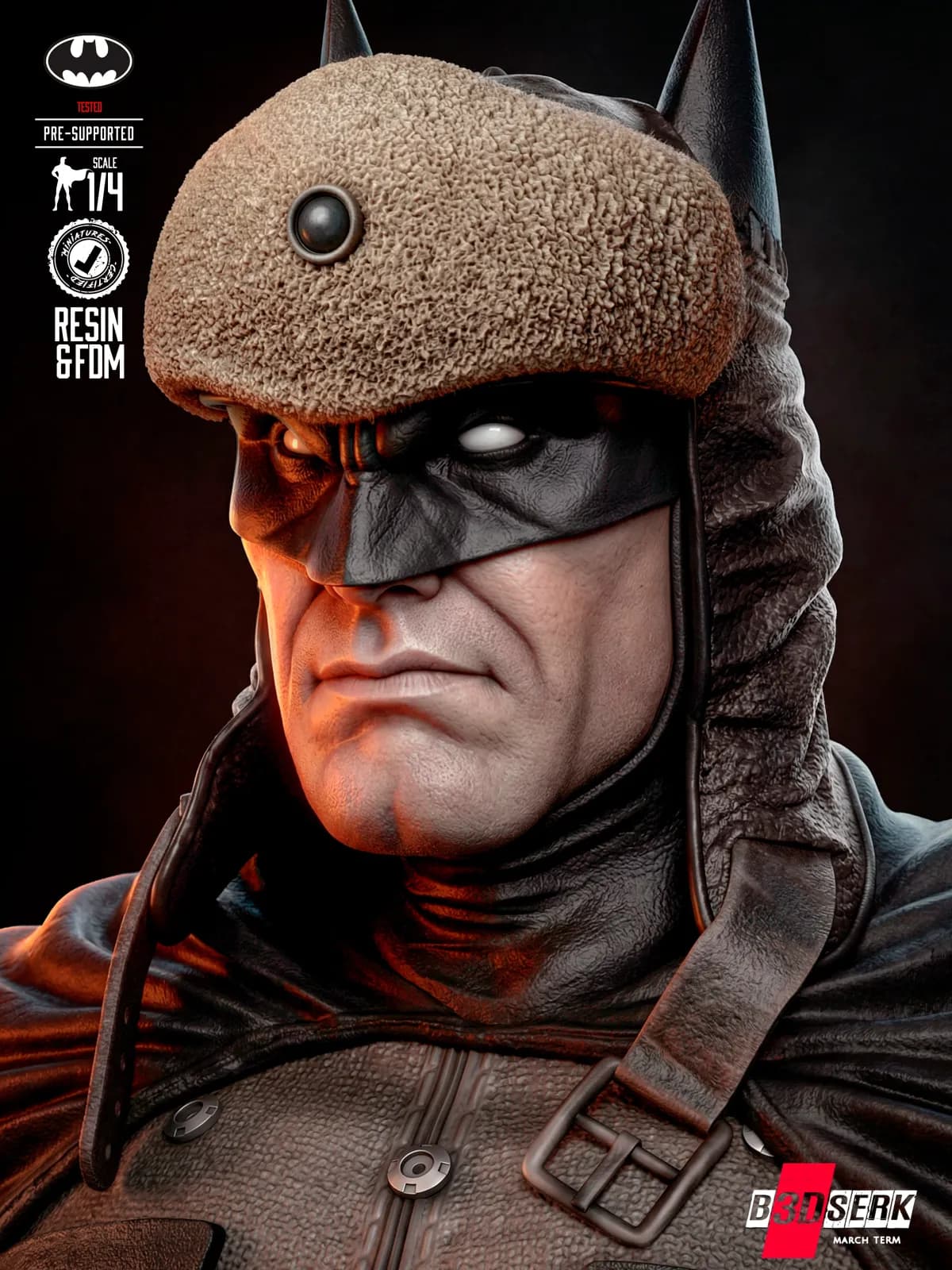 Busto de Batman Red Son - DC Comics - Imagen 5
