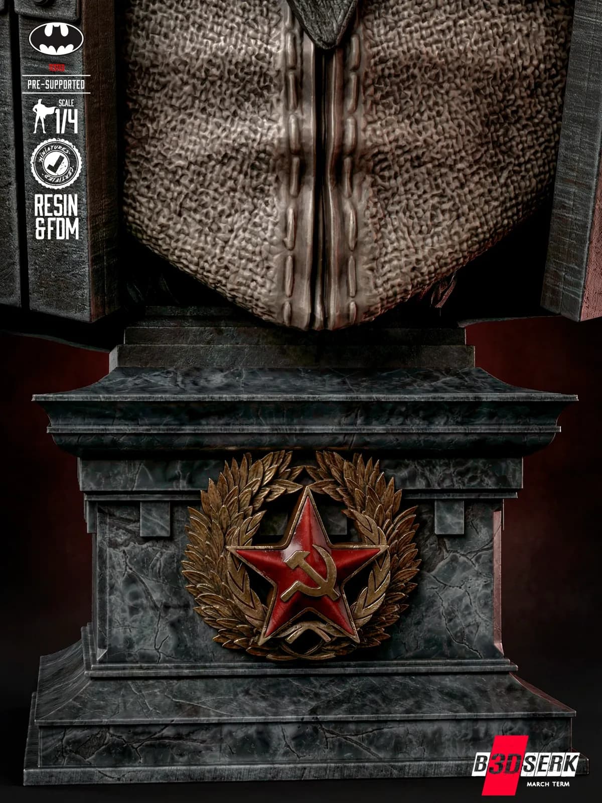 Busto de Batman Red Son - DC Comics - Imagen 4