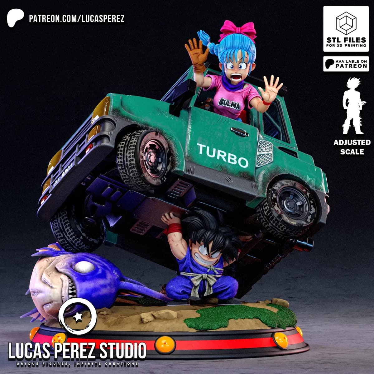 Goku y Bulma - Dragon Ball - Imagen 1