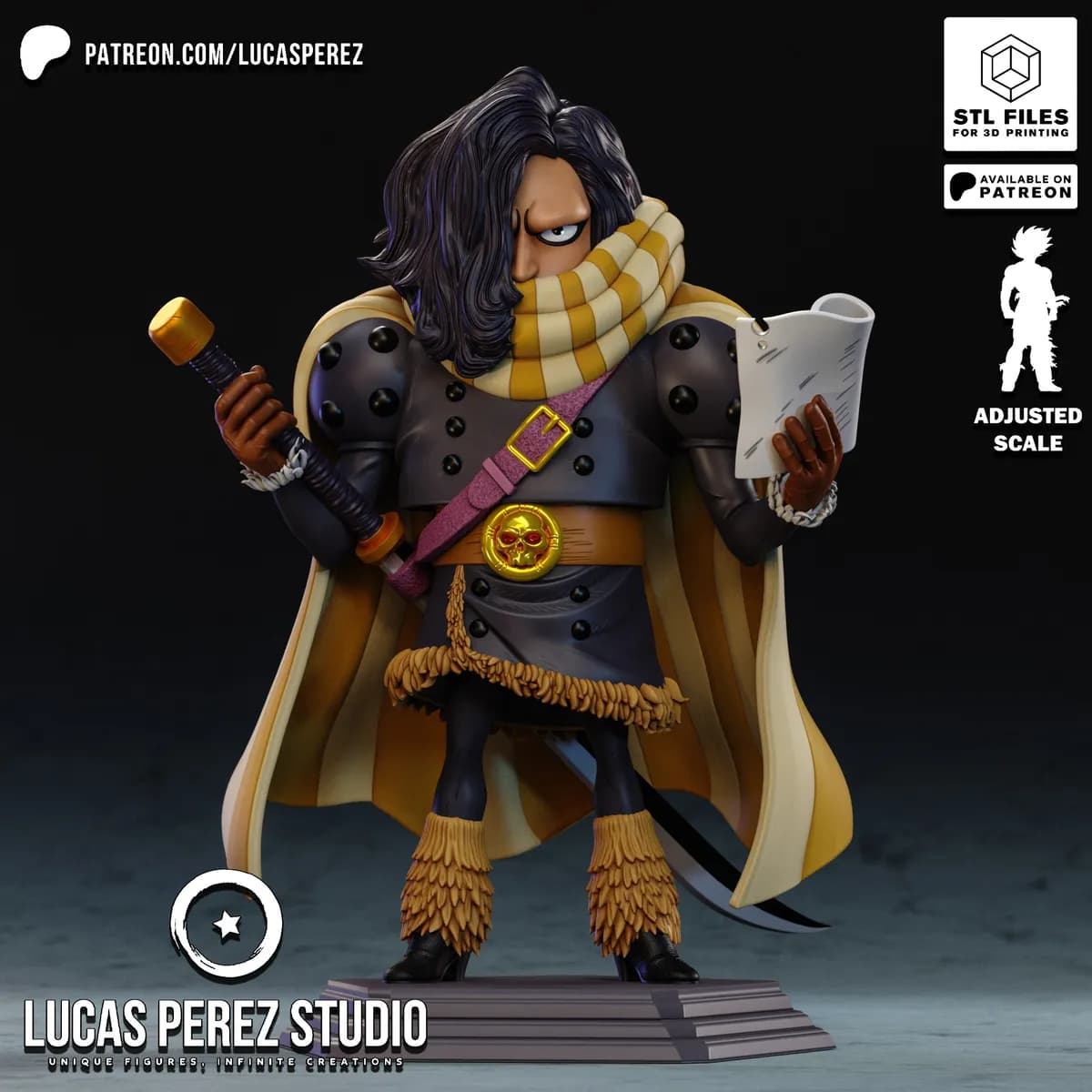 Chibi Road (Gol D. Roger) - One Piece - Imagen 1