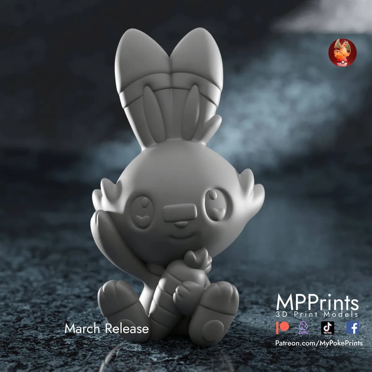 Scorbunny Easter - Pokémon - Imagen 2