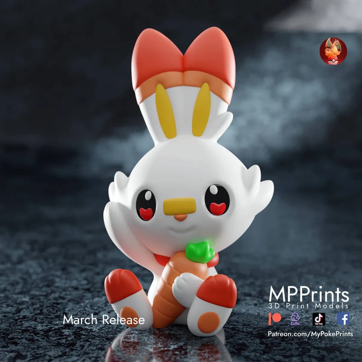 Scorbunny Easter - Pokémon - Imagen 1