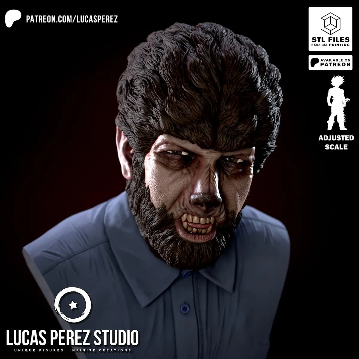 Busto de Wolfman - Imagen 5