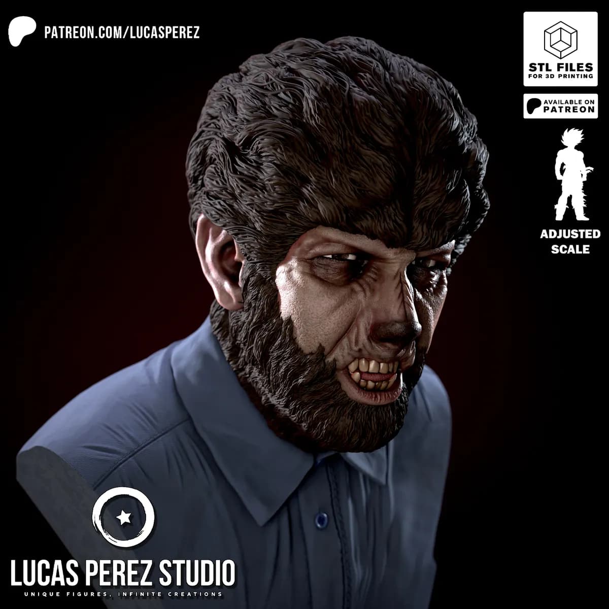 Busto de Wolfman - Imagen 6