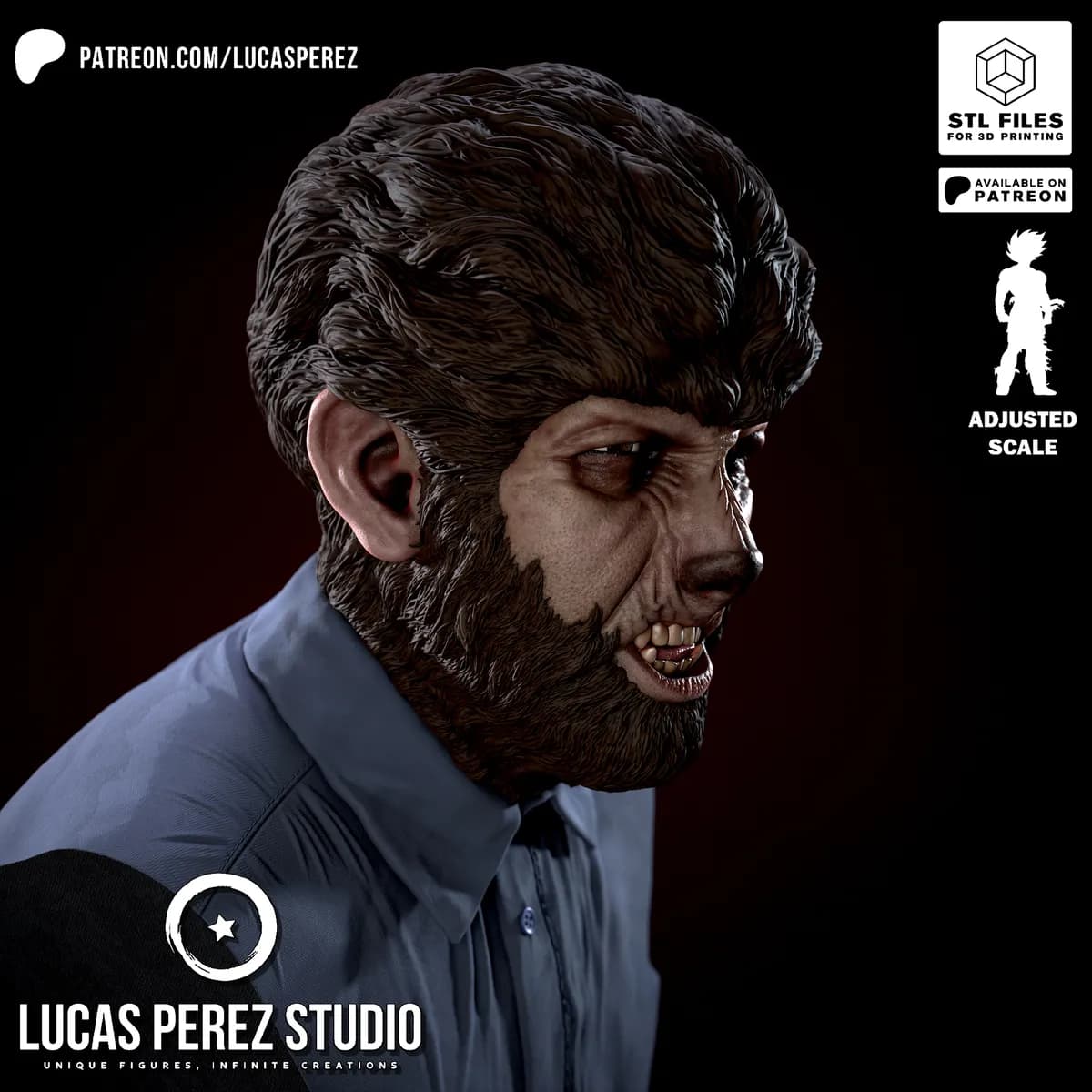 Busto de Wolfman - Imagen 7