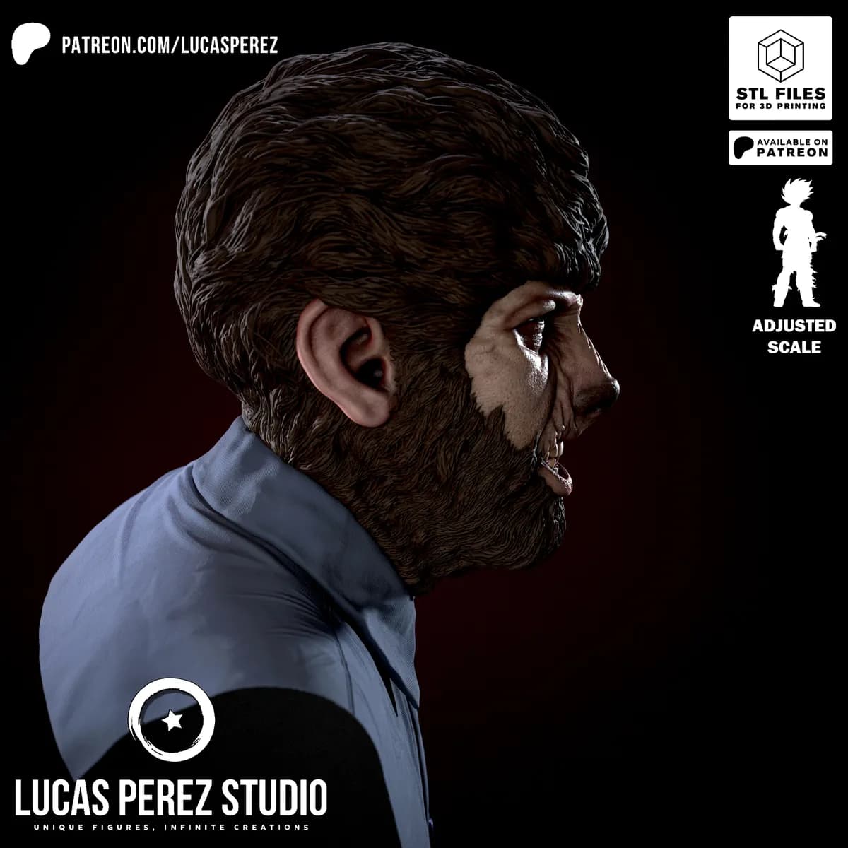 Busto de Wolfman - Imagen 8