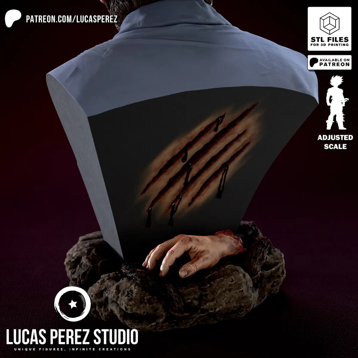 Busto de Wolfman - Imagen 9